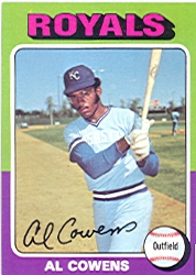 1975 Topps Baseball Cards      437     Al Cowens RC